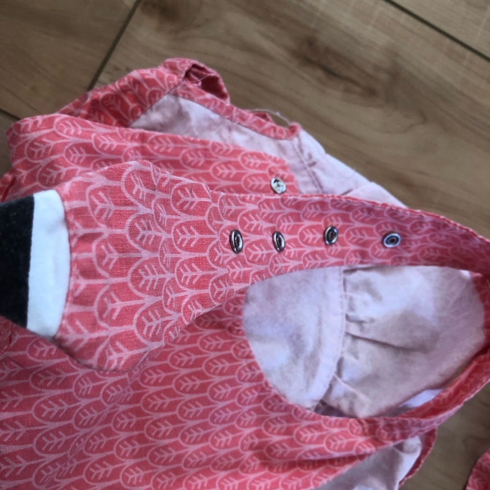 Pink Flamingo Ruffled Kids Apron - Picture 3 of 11